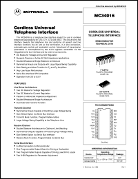 Click here to download MC34016DW Datasheet