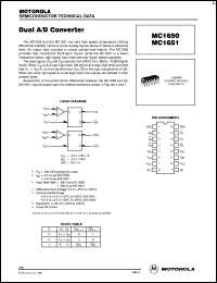 Click here to download MC1650L Datasheet