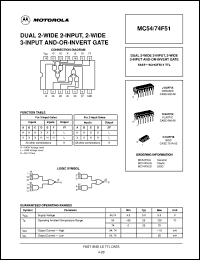 Click here to download MC54F51 Datasheet
