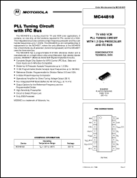 Click here to download MC44818D Datasheet