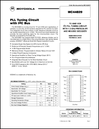 Click here to download MC44829D Datasheet