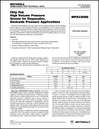 Click here to download MPX2300D Datasheet