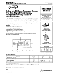 Click here to download MPX4250GS Datasheet