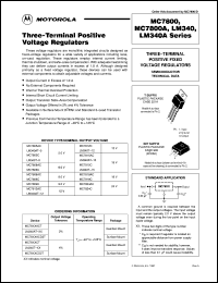 Click here to download MC7805CT Datasheet