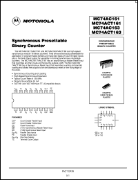 Click here to download MC74AC161N Datasheet