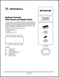 Click here to download MC74AC190N Datasheet