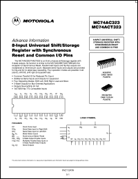Click here to download MC74AC323DW Datasheet