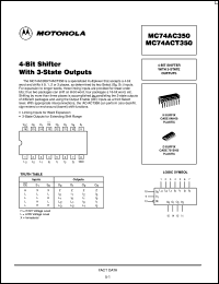 Click here to download MC74ACT350N Datasheet