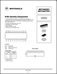 Click here to download MC74AC521 Datasheet