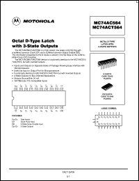 Click here to download MC74AC564DW Datasheet