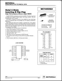 Click here to download MC74HC564DW Datasheet