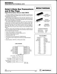 Click here to download MC74HC646N Datasheet