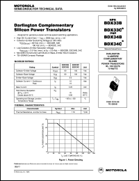 Click here to download BDX33 Datasheet