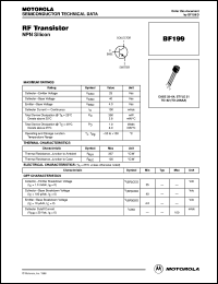 Click here to download BF199 Datasheet