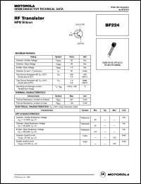 Click here to download BF224 Datasheet