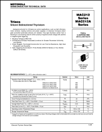 Click here to download MAC212A10 Datasheet