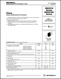 Click here to download MAC218A4 Datasheet