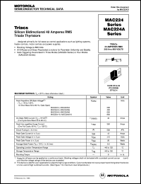 Click here to download MAC224A4 Datasheet
