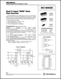Click here to download MC14000UBCL Datasheet