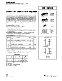 Click here to download MC14015BCL Datasheet