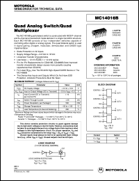 Click here to download MC14016BCL Datasheet