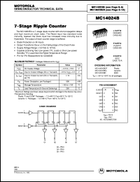 Click here to download MC14024BCP Datasheet