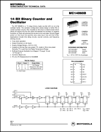 Click here to download MC14060BCL Datasheet
