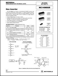 Click here to download MC14069UBCP Datasheet