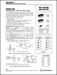 Click here to download MC14070BCP Datasheet