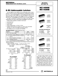 Click here to download MC14599BCL Datasheet