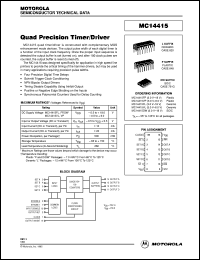 Click here to download MC14415FL Datasheet