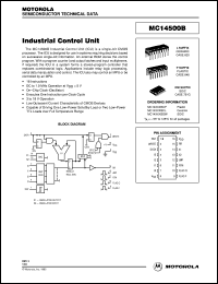 Click here to download MC14500BCP Datasheet