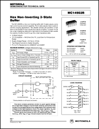 Click here to download MC14503BCL Datasheet
