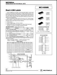 Click here to download MC14508BCP Datasheet
