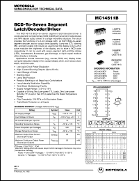 Click here to download MC14511BCP Datasheet