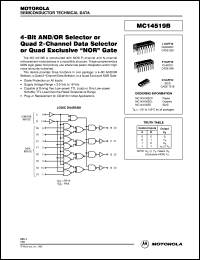 Click here to download MC14519BCL Datasheet