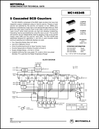 Click here to download MC14534BCL Datasheet