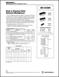 Click here to download MC14539BCP Datasheet