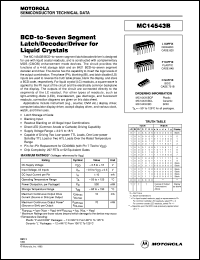Click here to download MC14543BCL Datasheet