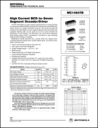 Click here to download MC14547BCP Datasheet