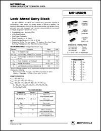 Click here to download MC14582BCP Datasheet