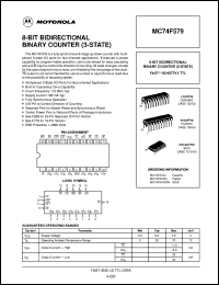 Click here to download MC74F579DW Datasheet