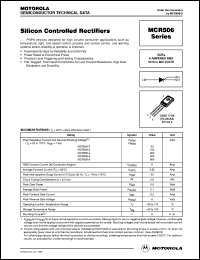 Click here to download MCR506-2 Datasheet