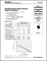 Click here to download MJE15029 Datasheet