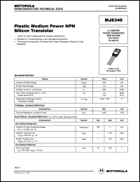 Click here to download MJE340 Datasheet