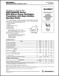 Click here to download MJ10007 Datasheet