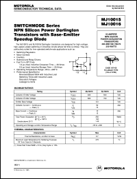 Click here to download MJ10015 Datasheet
