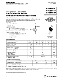 Click here to download MJE5850 Datasheet