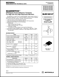 Click here to download MJW16212 Datasheet