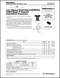 Click here to download MMBF0202PLT1 Datasheet